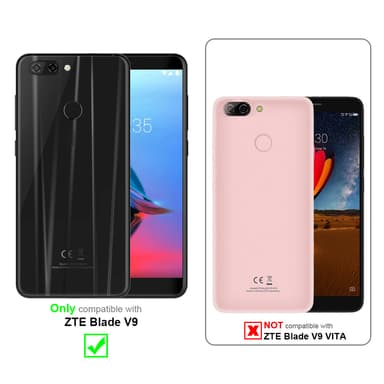 ZTE Blade V9 Suojakuori Lompakkokotelo (harmaa)