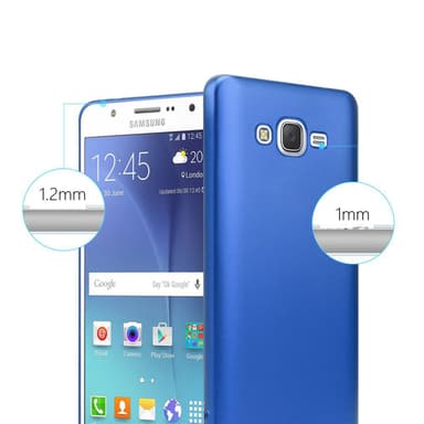 Samsung Galaxy J7 2015 Suojakuori Kotelo (Sininen)