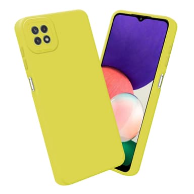 Samsung Galaxy A22 5G Suojakuori Kotelo (Keltainen)