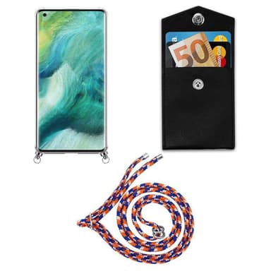 Oppo FIND X2 Suojakuori Kotelo Ketju (Sininen)