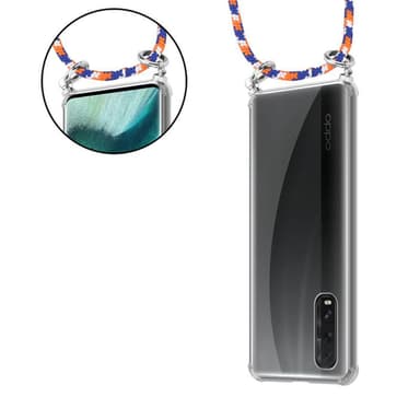 Oppo FIND X2 Suojakuori Kotelo Ketju (Sininen)