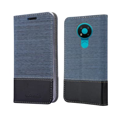 Nokia 3.4 Suojakuori Lompakkokotelo (Sininen)