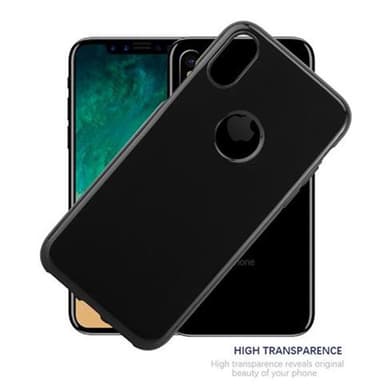 iPhone X / XS Suojakuori Kotelo (Musta)