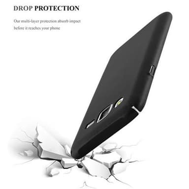 Samsung Galaxy J5 2015 Suojakuori Kotelo Cover (Musta)