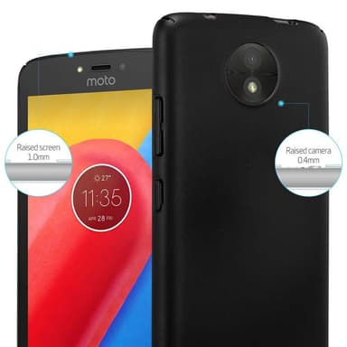 Motorola MOTO C Suojakuori Kotelo Cover (Musta)