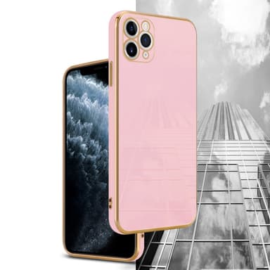 iPhone 13 PRO MAX Suojakuori Cover (Vaaleanpunainen)