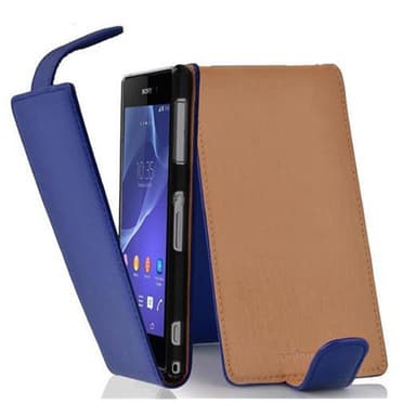 Sony Xperia Z2 Suojakuori Lompakkokotelo (Sininen)