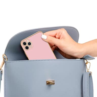 iPhone 13 PRO MAX Suojakuori Cover (Vaaleanpunainen)