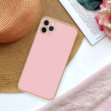 iPhone 13 PRO MAX Suojakuori Cover (Vaaleanpunainen)