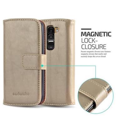 LG G2 MINI Suojakuori Lompakkokotelo (Ruskea)