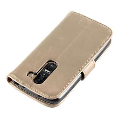 LG G2 MINI Suojakuori Lompakkokotelo (Ruskea)