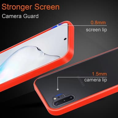 Samsung Galaxy NOTE 10 Suojakuori Kotelo (Läpinäkyvä)