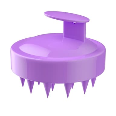 Silikoninen päänahan hierontaharja (violetti)