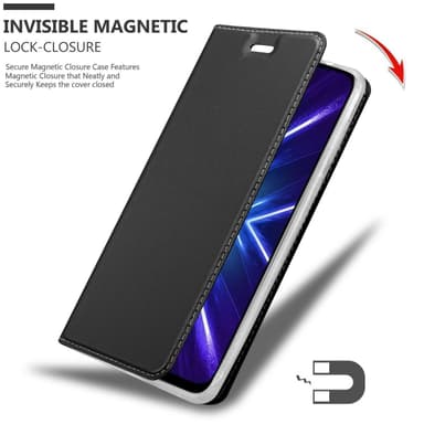 Suojakuori Honor 9X Lompakkokotelo (Musta)