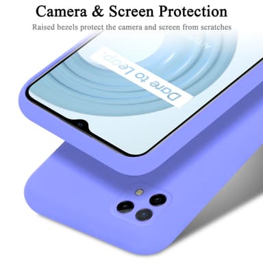 Realme C21 Suojakuori Kotelo Case (Violetti)