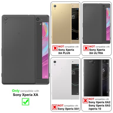 Sony Xperia XA Suojakuori Kotelo Case (Punainen)