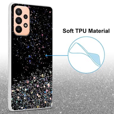 Samsung Galaxy A23 4G / 5G Suojakuori Kotelo (Musta)