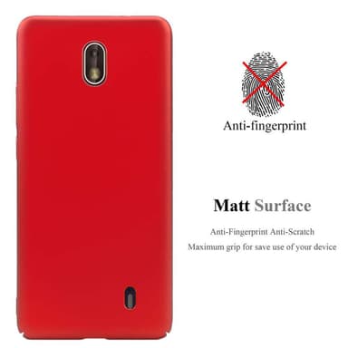 Nokia 1 2018 Suojakuori Kotelo Cover (Punainen)