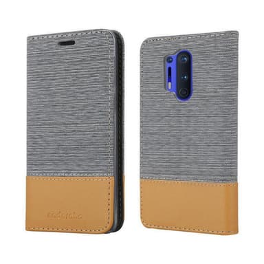 OnePlus 8 PRO Suojakuori Lompakkokotelo (harmaa)