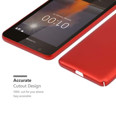 Nokia 1 2018 Suojakuori Kotelo Cover (Punainen)