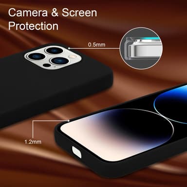 iPhone 14 PRO Suojakuori Kotelo Case (Musta)