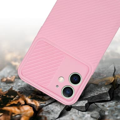 iPhone 12 MINI Suojakuori Kotelo (Vaaleanpunainen)