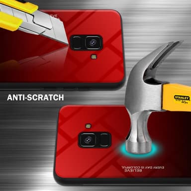 Suojakuori Samsung Galaxy A8 2018 Kotelo (Musta)