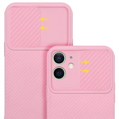 iPhone 12 MINI Suojakuori Kotelo (Vaaleanpunainen)