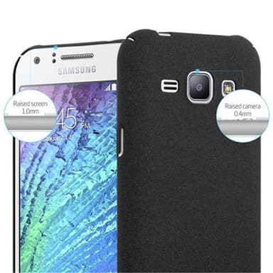 Samsung Galaxy J1 2015 Suojakuori Kotelo (Musta)