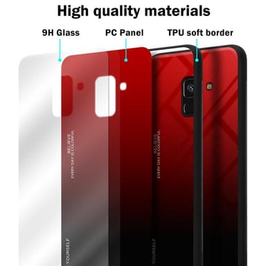 Suojakuori Samsung Galaxy A8 2018 Kotelo (Musta)