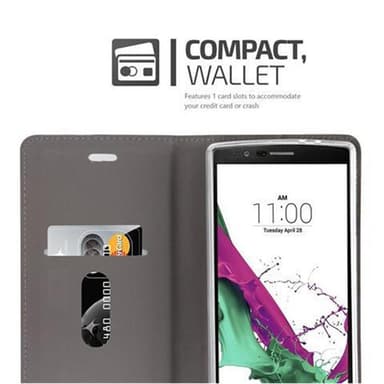 LG G4 / G4 PLUS Suojakuori Lompakkokotelo (harmaa)