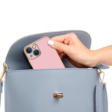 iPhone 14 Suojakuori Case Cover (Vaaleanpunainen)