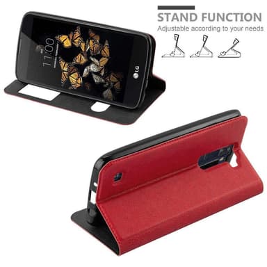 Lompakkokotelo LG K8 2016 Case (Punainen)