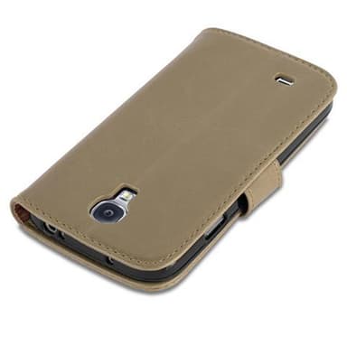 Samsung Galaxy S4 Suojakuori Lompakkokotelo (Ruskea)