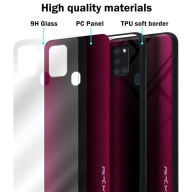 Samsung Galaxy A21s Suojakuori Kotelo (Vaaleanpunainen)