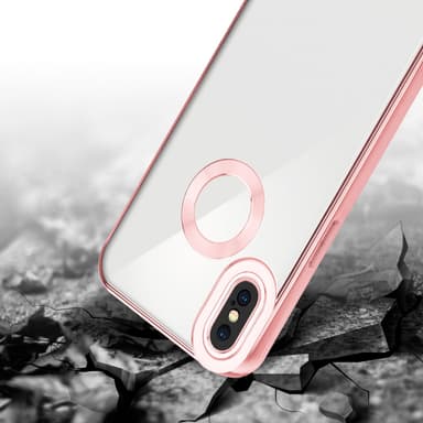 iPhone X / XS Suojakuori Kotelo (Läpinäkyvä)