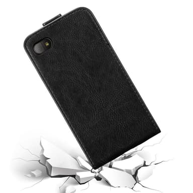 Blackberry Q10 Suojakuori Lompakkokotelo (Musta)