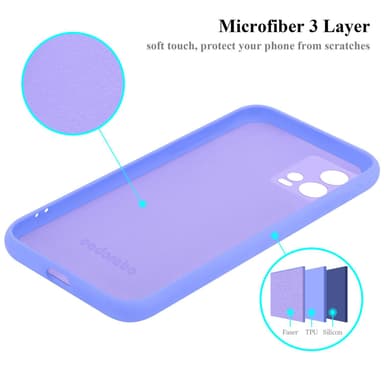 Motorola MOTO G72 Suojakuori Kotelo (Violetti)