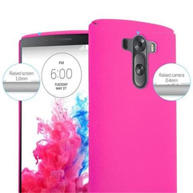 LG G3 Suojakuori Kotelo Case (Vaaleanpunainen)