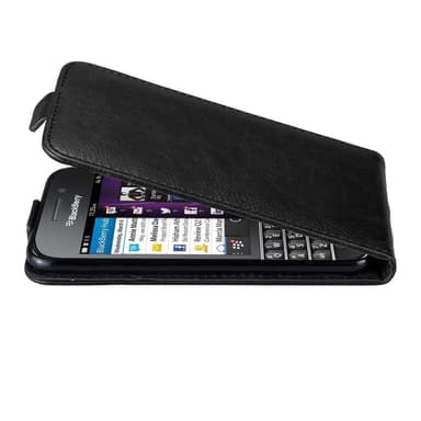 Blackberry Q10 Suojakuori Lompakkokotelo (Musta)