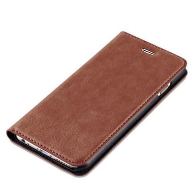 iPhone 6 / 6S Suojakuori Lompakkokotelo (Ruskea)