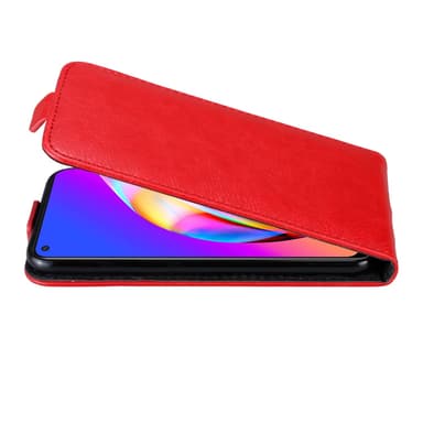 Oppo A94 5G Suojakuori Lompakkokotelo (Punainen)