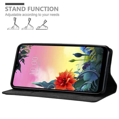 LG K50S Suojakuori Lompakkokotelo (Musta)