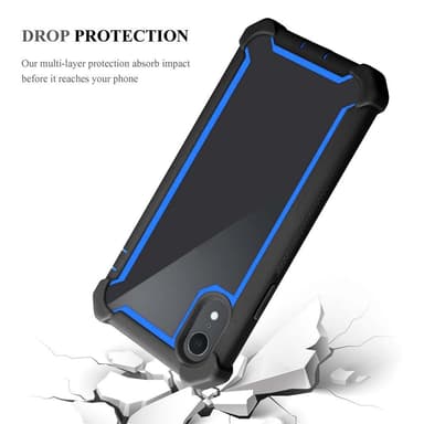iPhone XR Suojakuori Kotelo (Musta)
