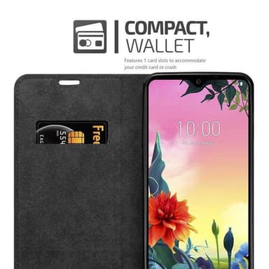 LG K50S Suojakuori Lompakkokotelo (Musta)