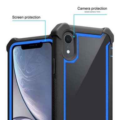 iPhone XR Suojakuori Kotelo (Musta)
