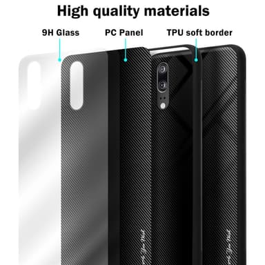 Huawei P20 Suojakuori Kotelo (Musta)