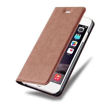 iPhone 6 / 6S Suojakuori Lompakkokotelo (Ruskea)