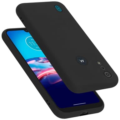 Motorola MOTO E6s 2020 Suojakuori Kotelo (Musta)