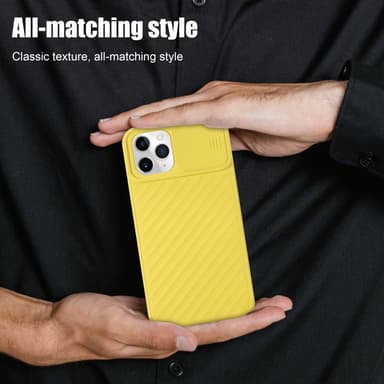 iPhone 11 PRO MAX Case Suojakuori Cover (Keltainen)